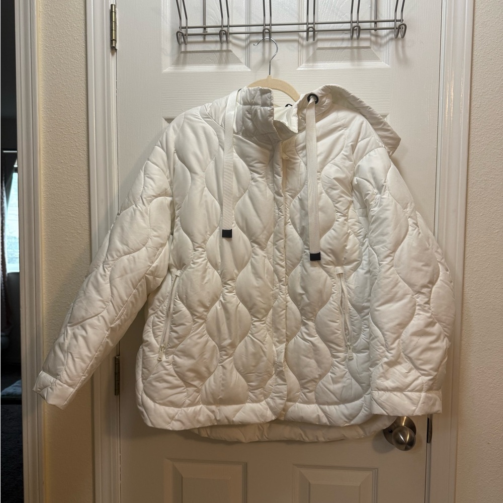 Alp N Rock White Quilted Jacket